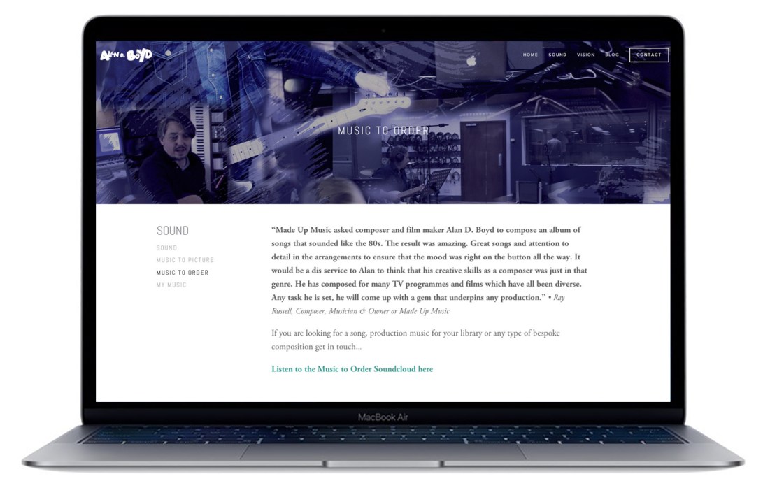 Alan D Boyd laptop d