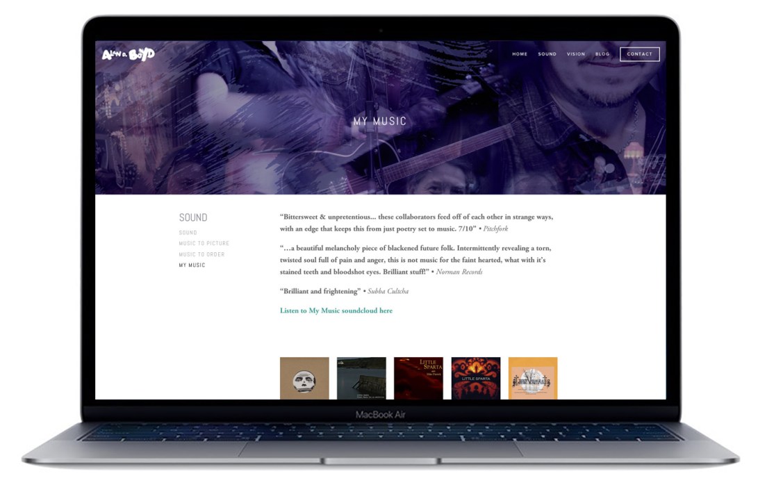 Alan D Boyd laptop f