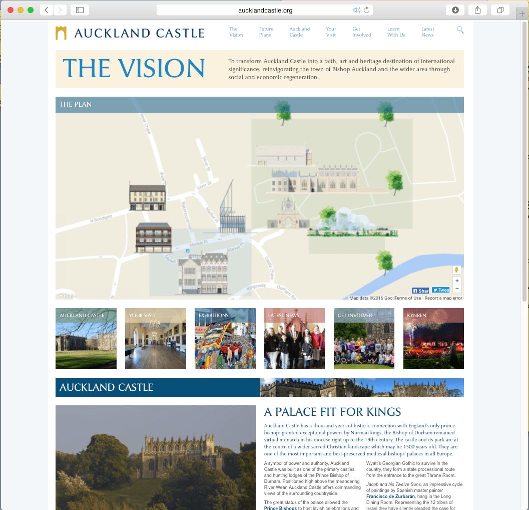 Auckland map homepage